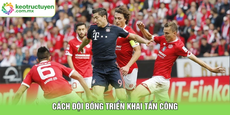 Cách đội bóng triển khai tấn công